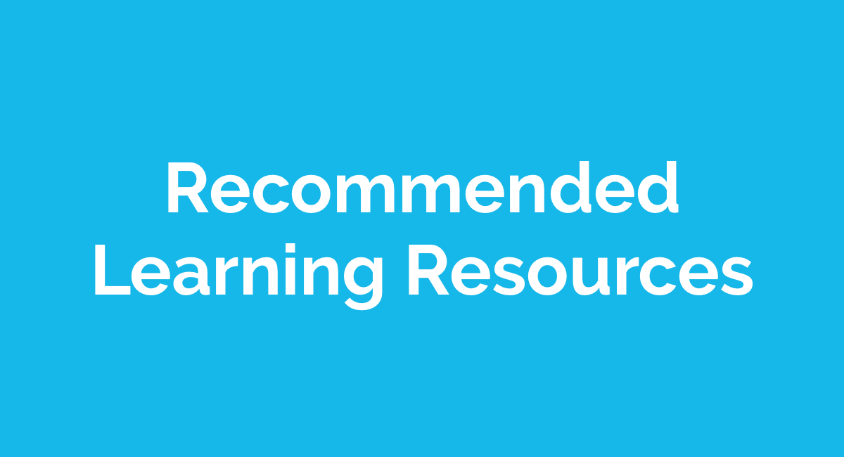 My Recommended List of Online Learning Resources